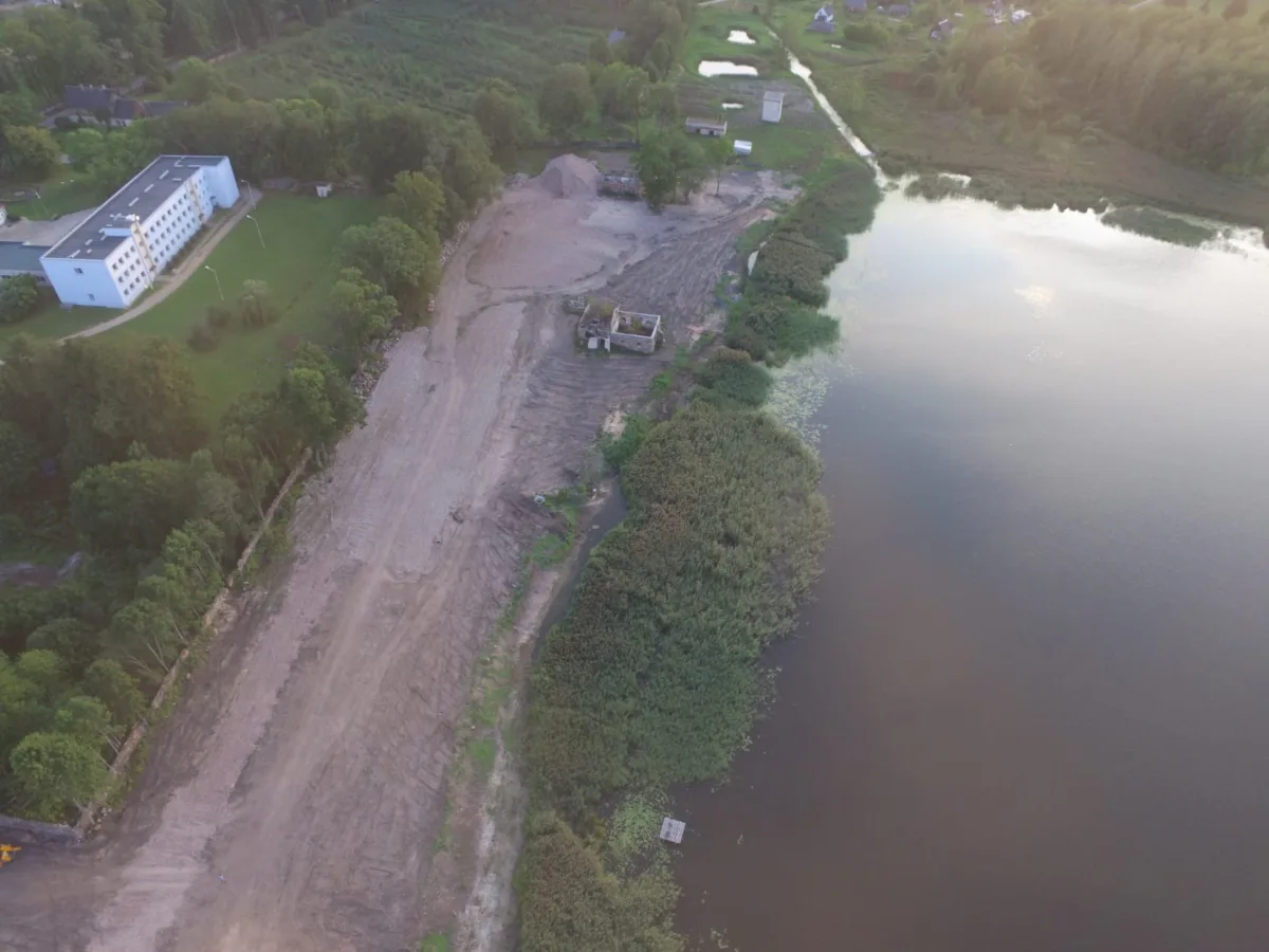 Viļakas linu fabrikas ēku drupu demontāža un teritorijas sakopšana